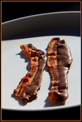 Chocolate dipped bacon