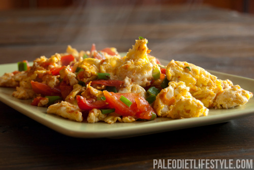 Egg and tomato stir-fry