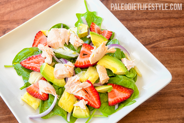 Spinach, Strawberry And Avocado Salad