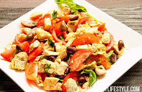 Chicken And Artichoke Panzanella