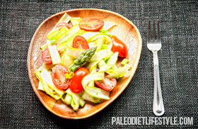 Asparagus Ribbons With Lemon Dressing