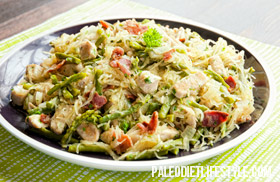 Chicken Asparagus Carbonara