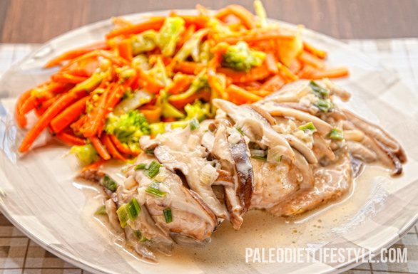 Chicken With Mushroom Cream Sauce