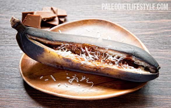 Chocolate Banana Boats Chocolate Banana Boats