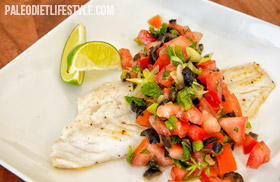 Cod With Italian Style Salsa