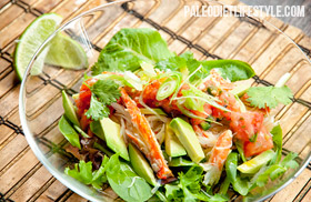 Crab Taco Salad