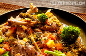 Braised Duck Legs With Vegetables