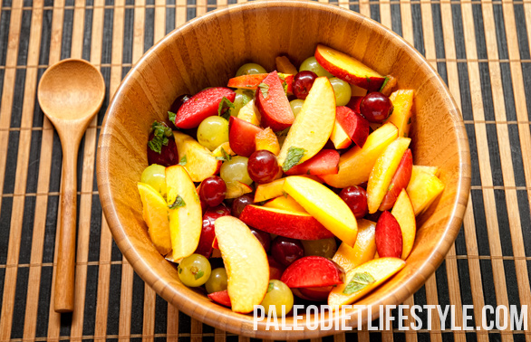 Fruit Salad With Mint and Lime