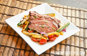 Grilled Steak With Summer Vegetables