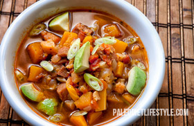 Ham and Pumpkin Soup