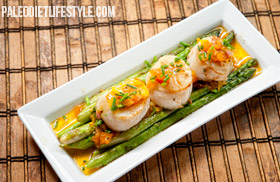 Sea Scallops and Asparagus