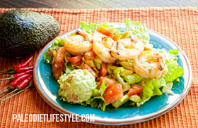 Shrimp-topped Mexican Salad