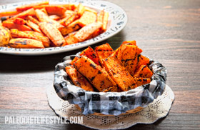 Spicy Sweet Potato Wedges