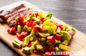 Sirloin Steak With Avocado Salad