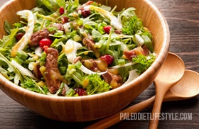 Steak Salad With Cranberries