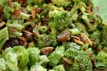Bacon, grape and broccoli salad