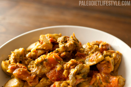 Eggplant mushroom curry