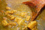 Green chicken masala