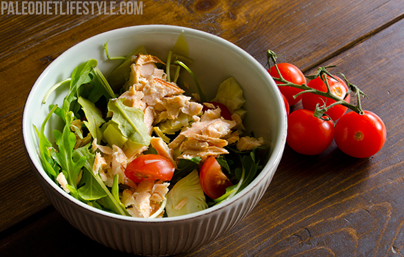 Salmon Arugula Salad