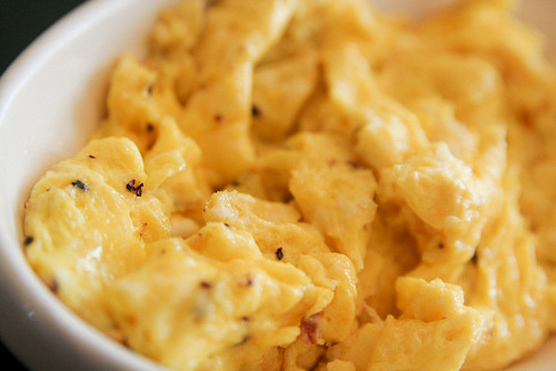 Perfect scrambled eggs