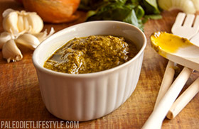 Homemade pesto