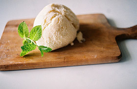 Coconut ice cream