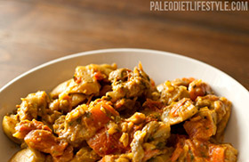 Eggplant mushroom curry