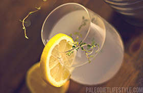 Lemonade with thyme