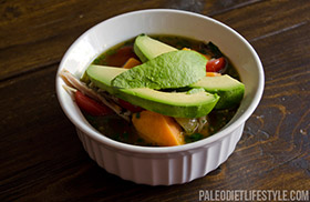 Mexican chicken soup