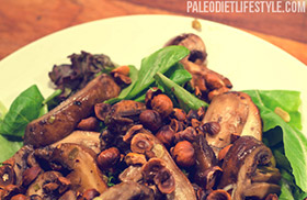 Mushroom salad