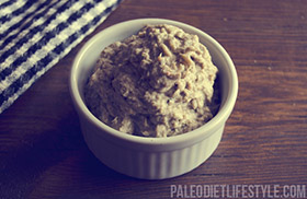 Sardine and garlic spread