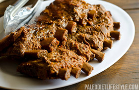 Slow cooked spare ribs