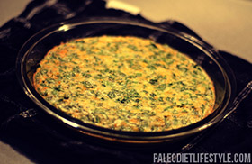 Spinach quiche