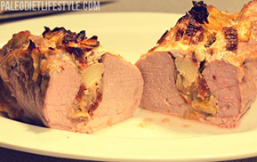 Stuffed pork tenderloin