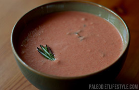 Cream of tomato soup