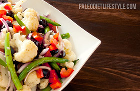 Fresh vegetable salad