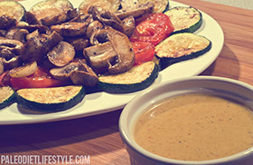 Tomato And Zucchini With Curry Sauce