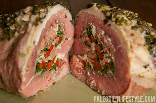Herb and Prosciutto Stuffed Steak