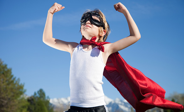 Superhero boy